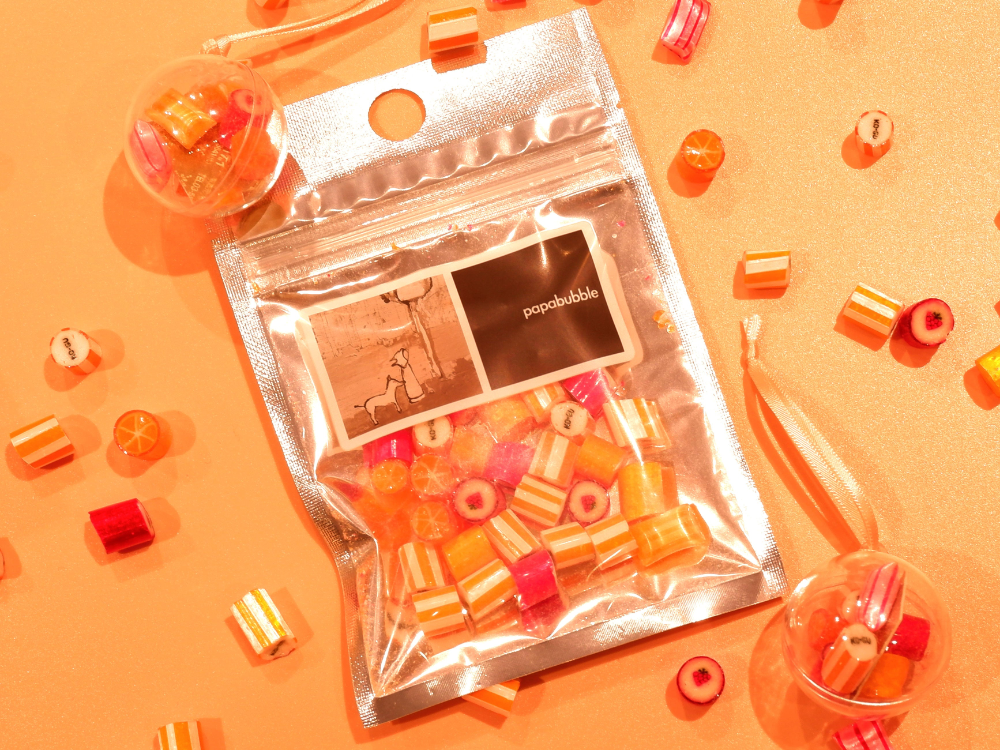 パパブブレとコラボしたオリジナルキャンディが登場